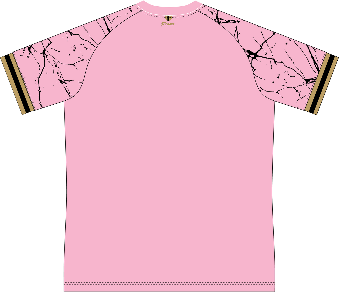 Performance Shirt - Marble Pink/Black - Proma