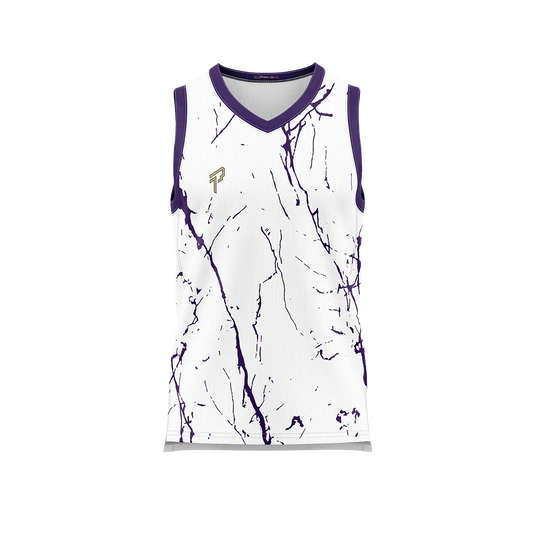 Custom V-Neck Basketball - Marble - Proma