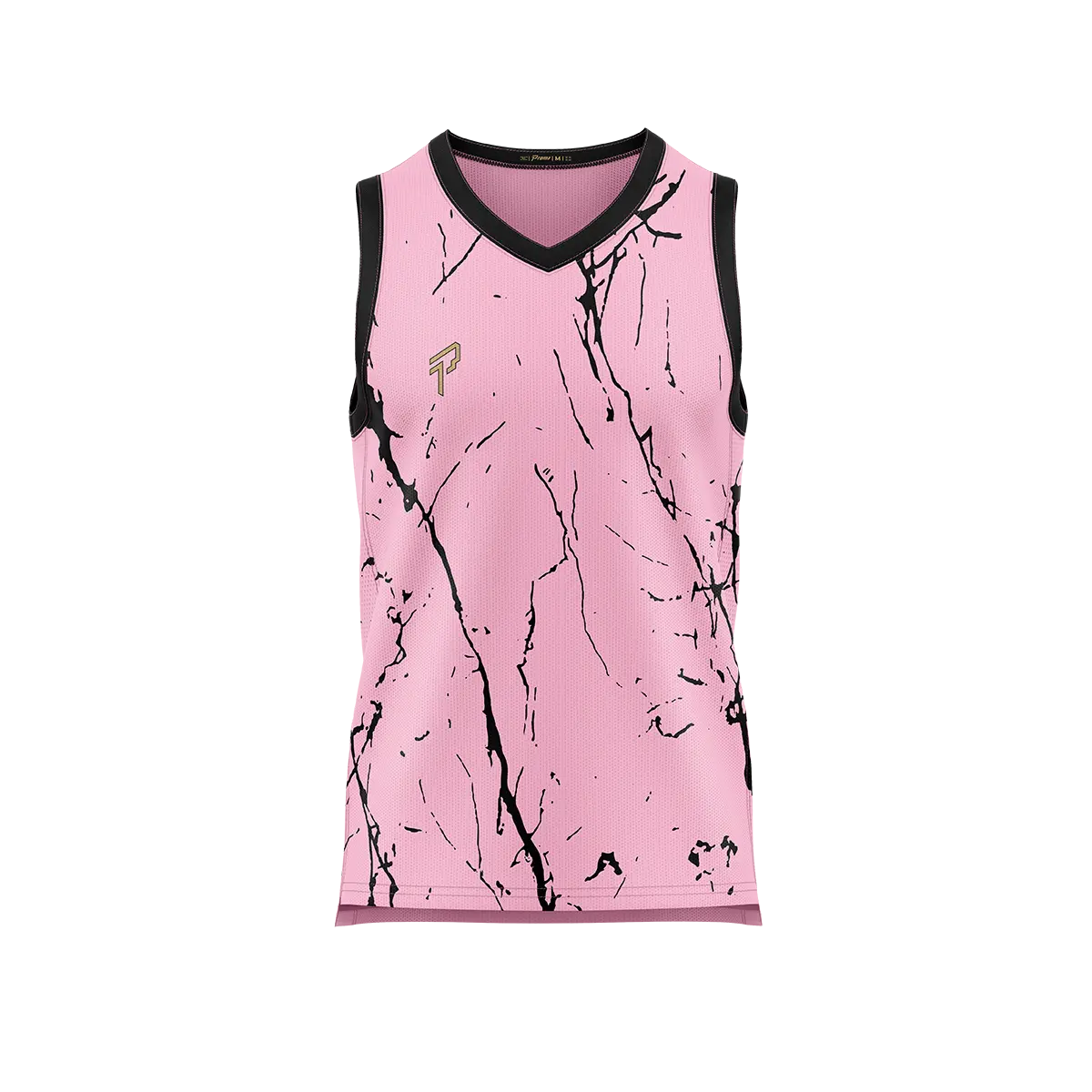 Custom V-Neck Basketball - Marble - Proma