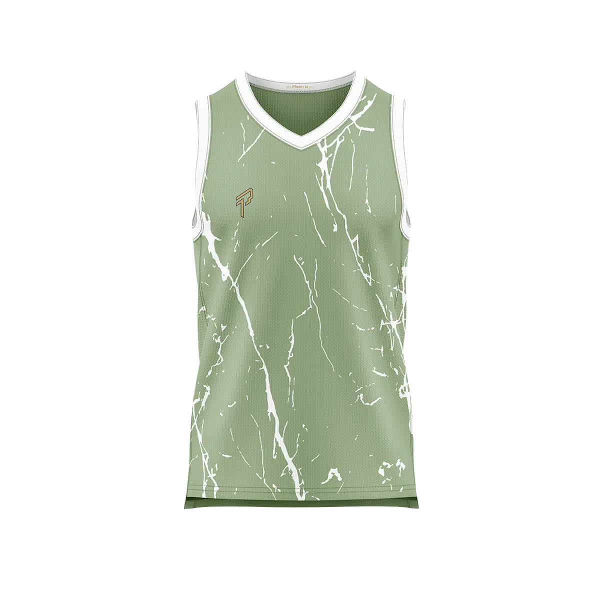 Custom V-Neck Basketball - Marble - Proma