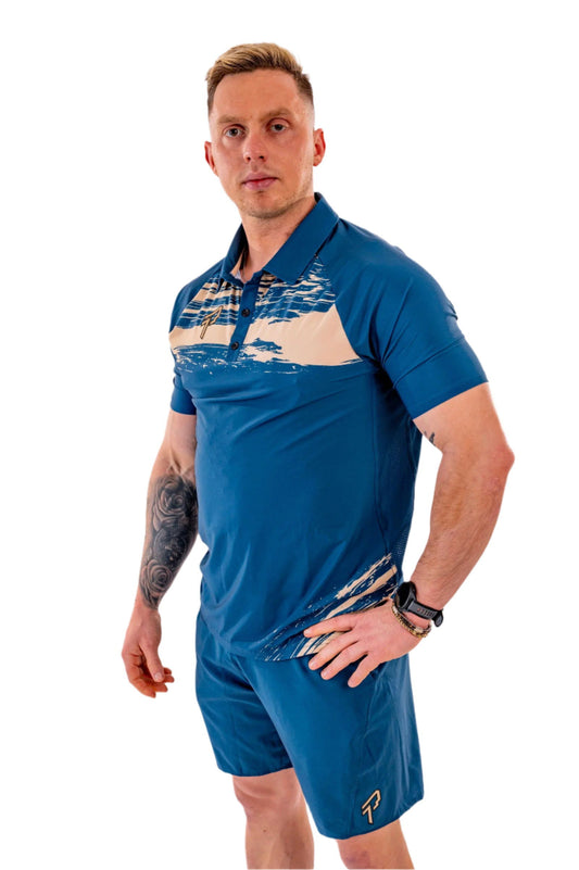Performance Polo - Brush Navy/Gold - Proma