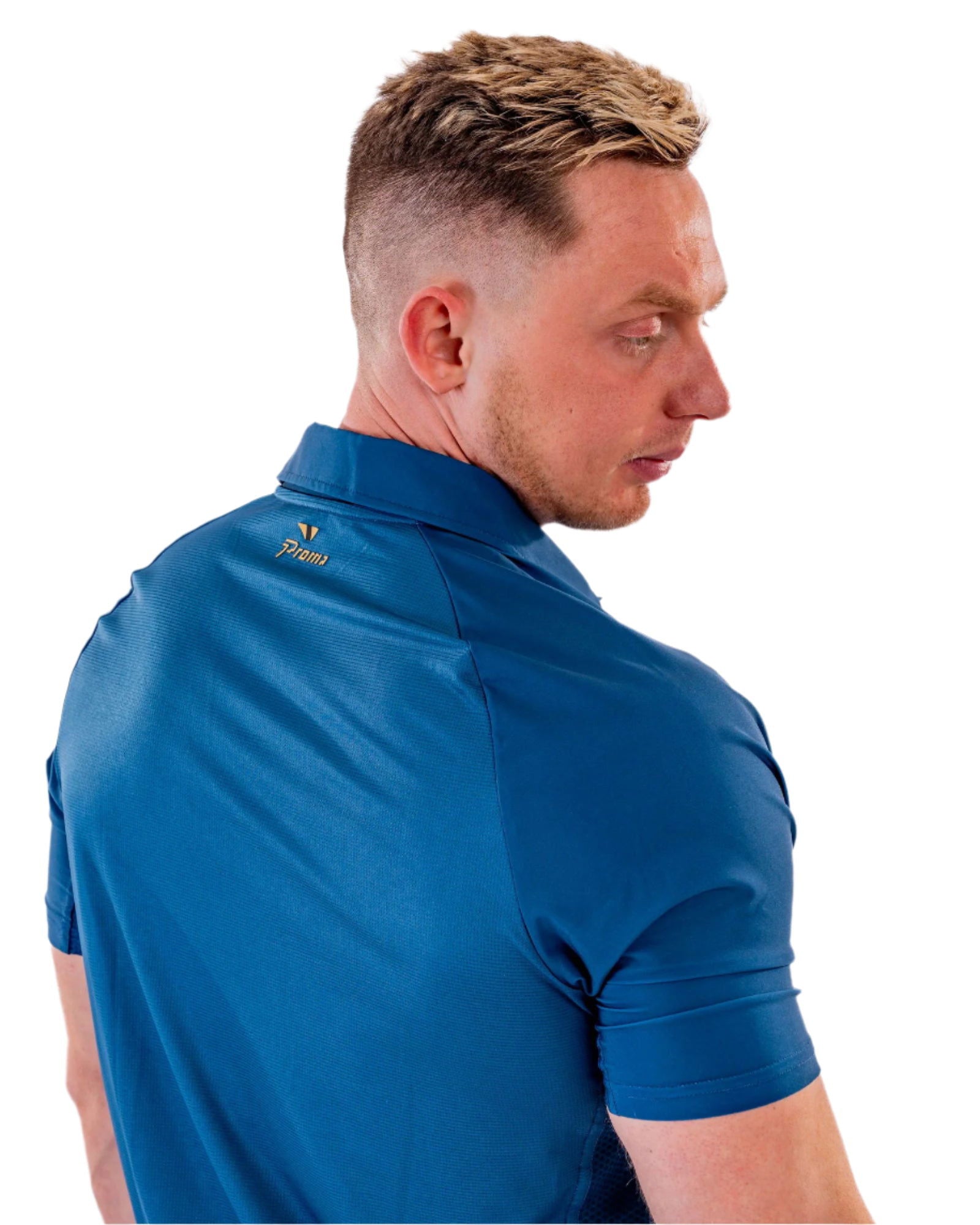 Performance Polo - Brush Navy/Gold - Proma