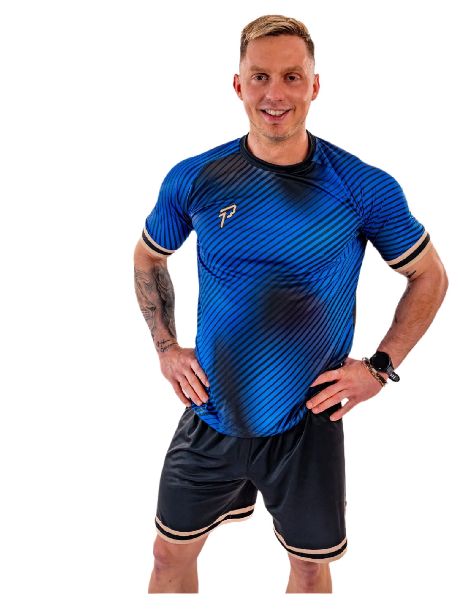Performance Shirt - Perception Black/Blue - Proma