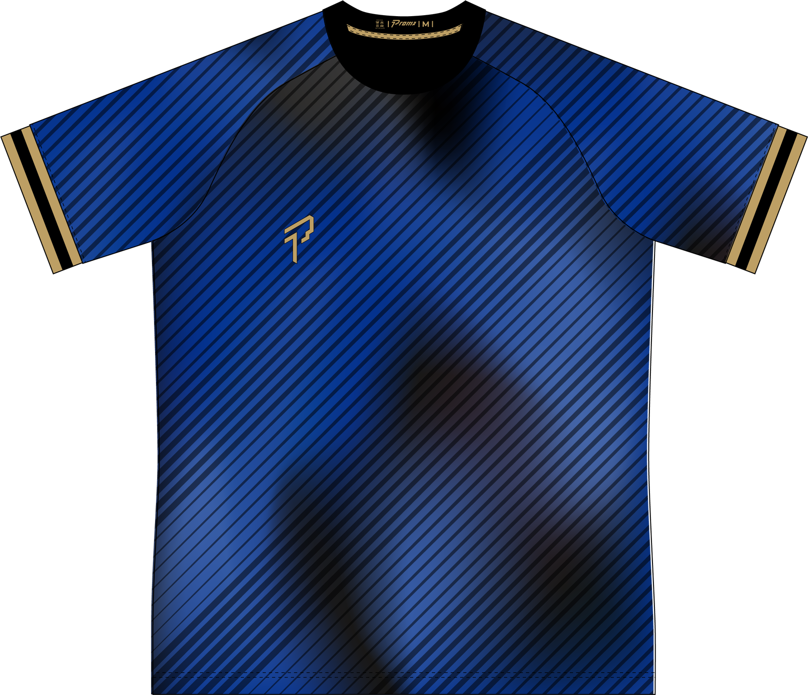 Performance Shirt - Perception Black/Blue - Proma