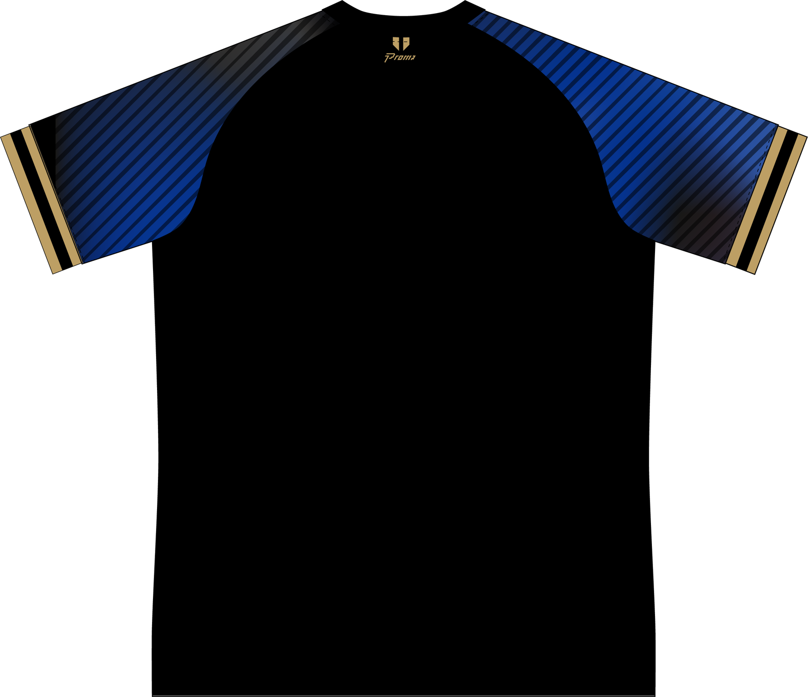 Performance Shirt - Perception Black/Blue - Proma