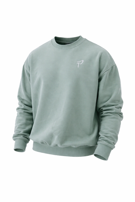 Relaxed Sweatshirt - Moss Green