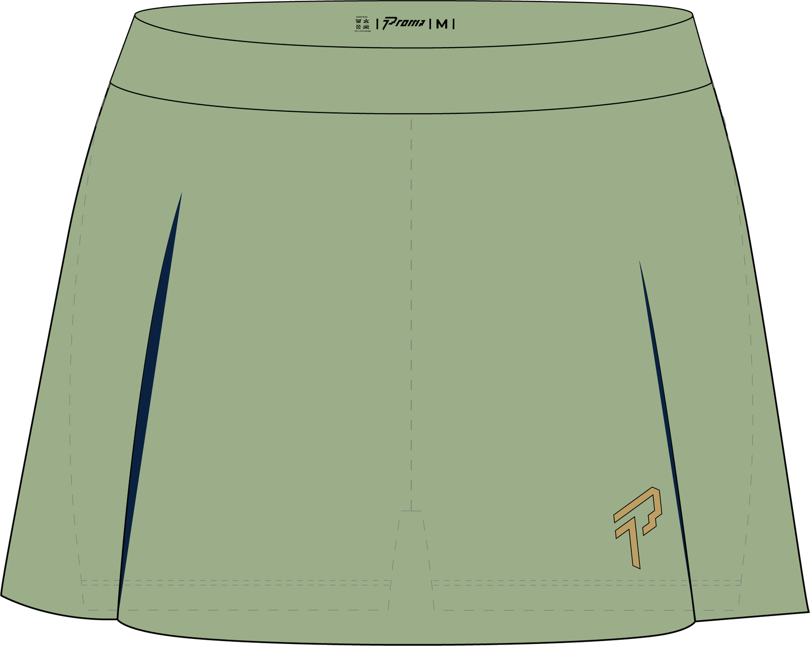 Skirt - Moss Green - Proma