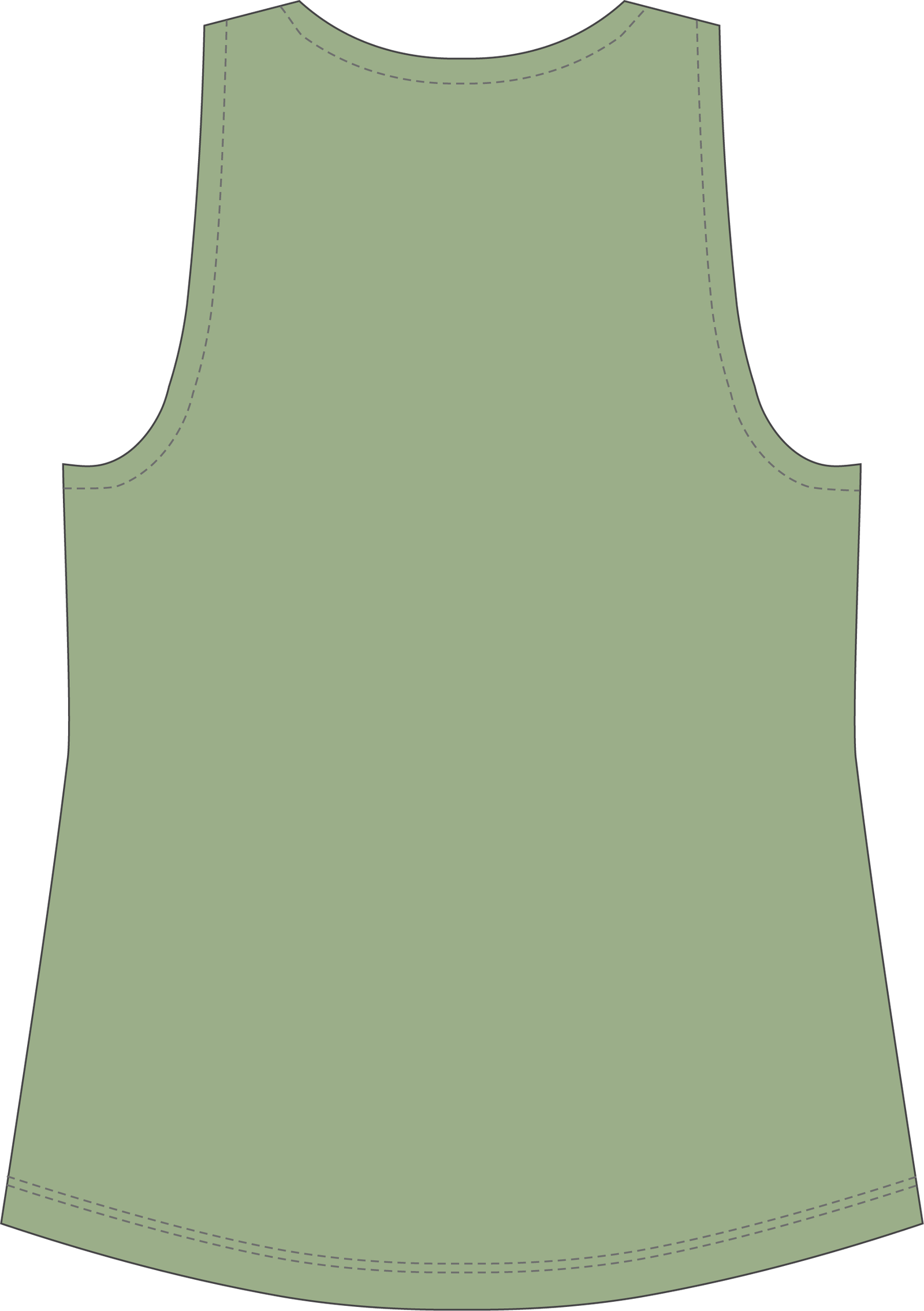 Sport Top - Moss Green (Women) - Proma - 