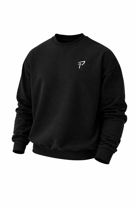 Relaxed Sweatshirt - Black